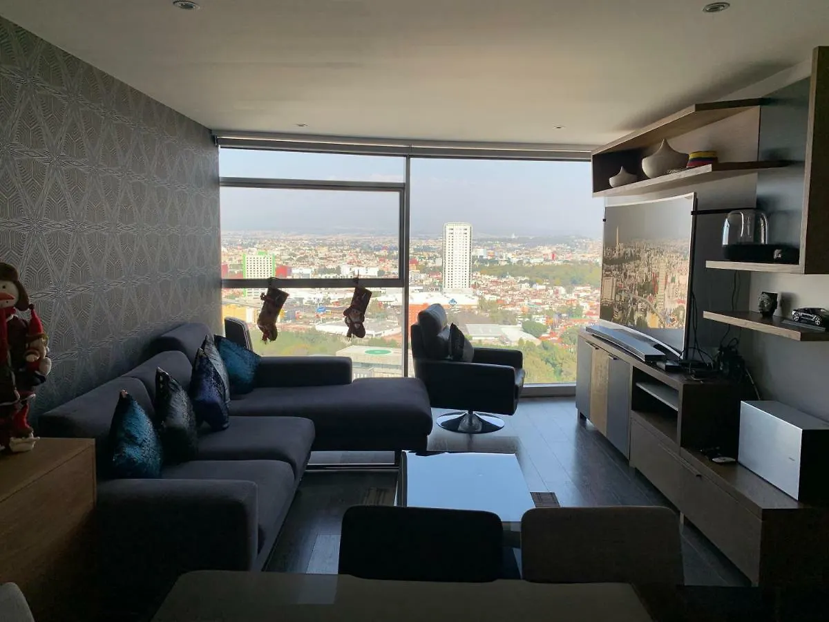 Penthouse De Lujo Puebla Con Vista A Los Volcanes Apartment Mexico